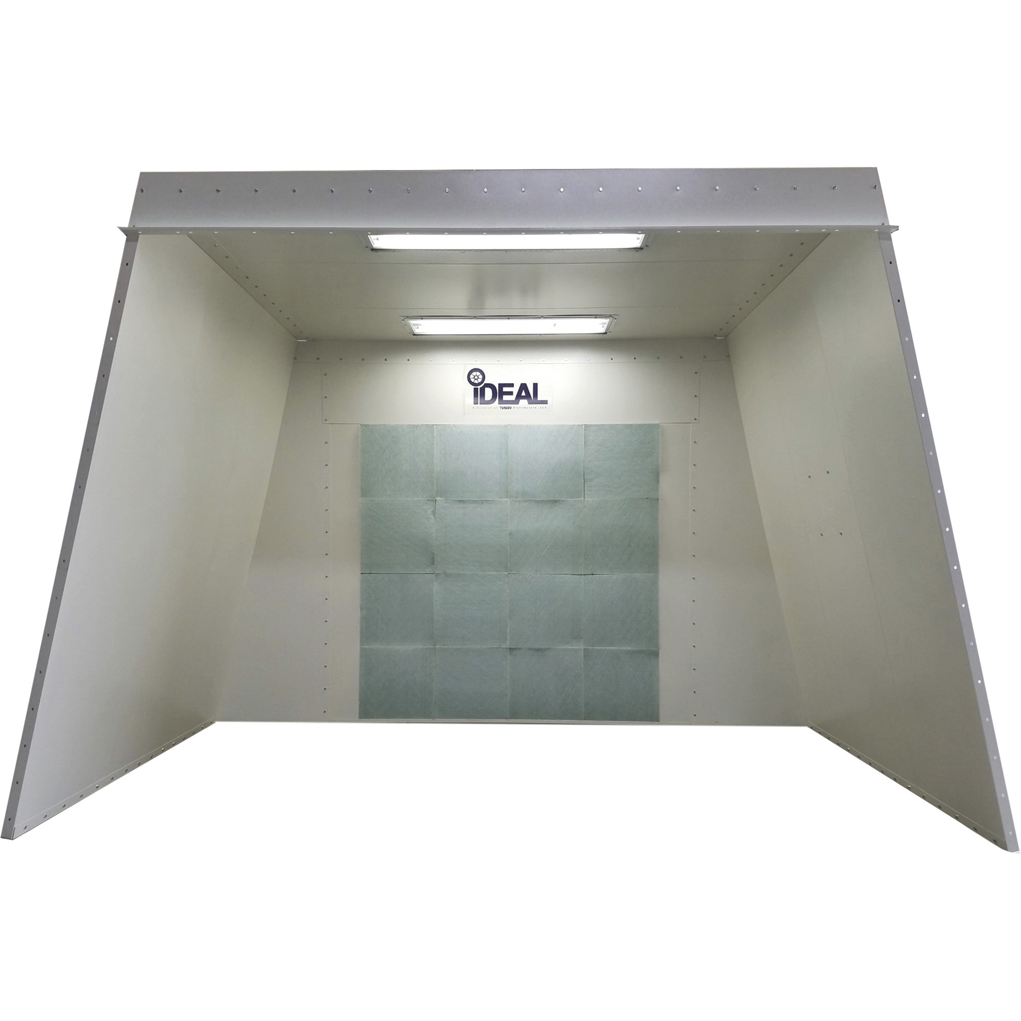 Ideal Open-Front Paint Booth, Single-Phase, Model# PSB-AFOB1388-1PH-230V-AK